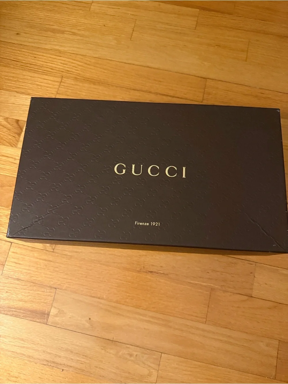 Gucci Men's Accessory Box - Brown unisex for shoes 6-12 sizes